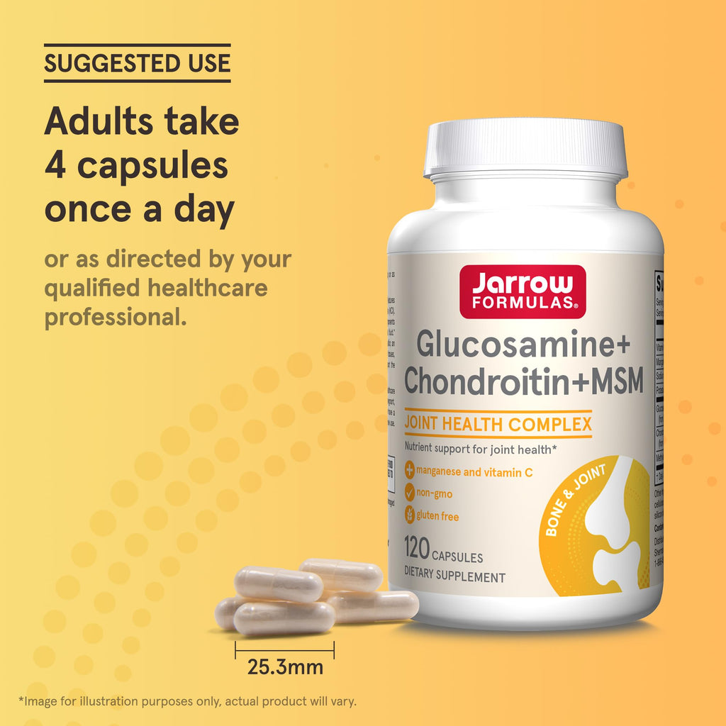 Glucosamine, Chondroitin, and MSM, 120 Capsules T496
