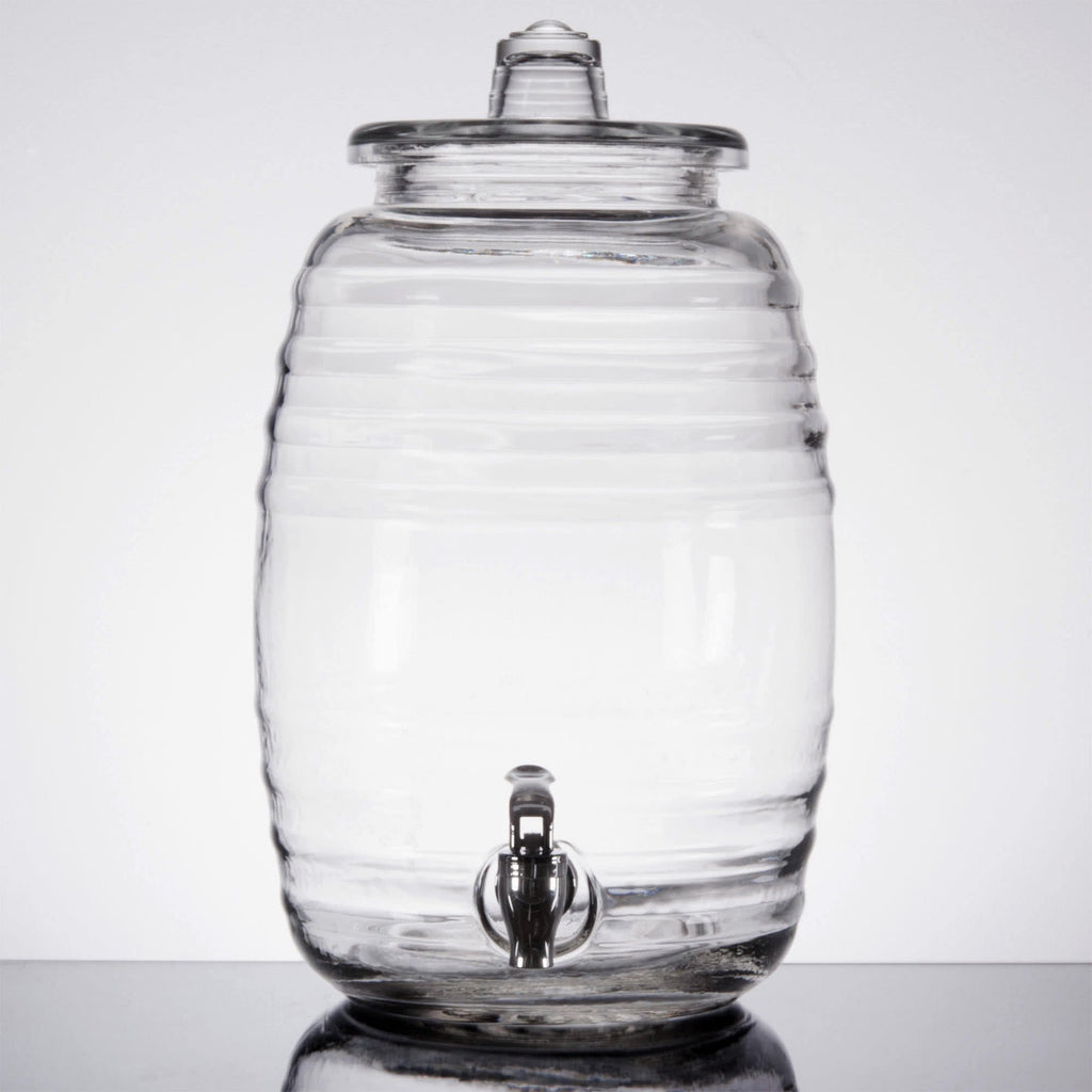 2.5 Gallon Glass Beverage Dispenser Q13657