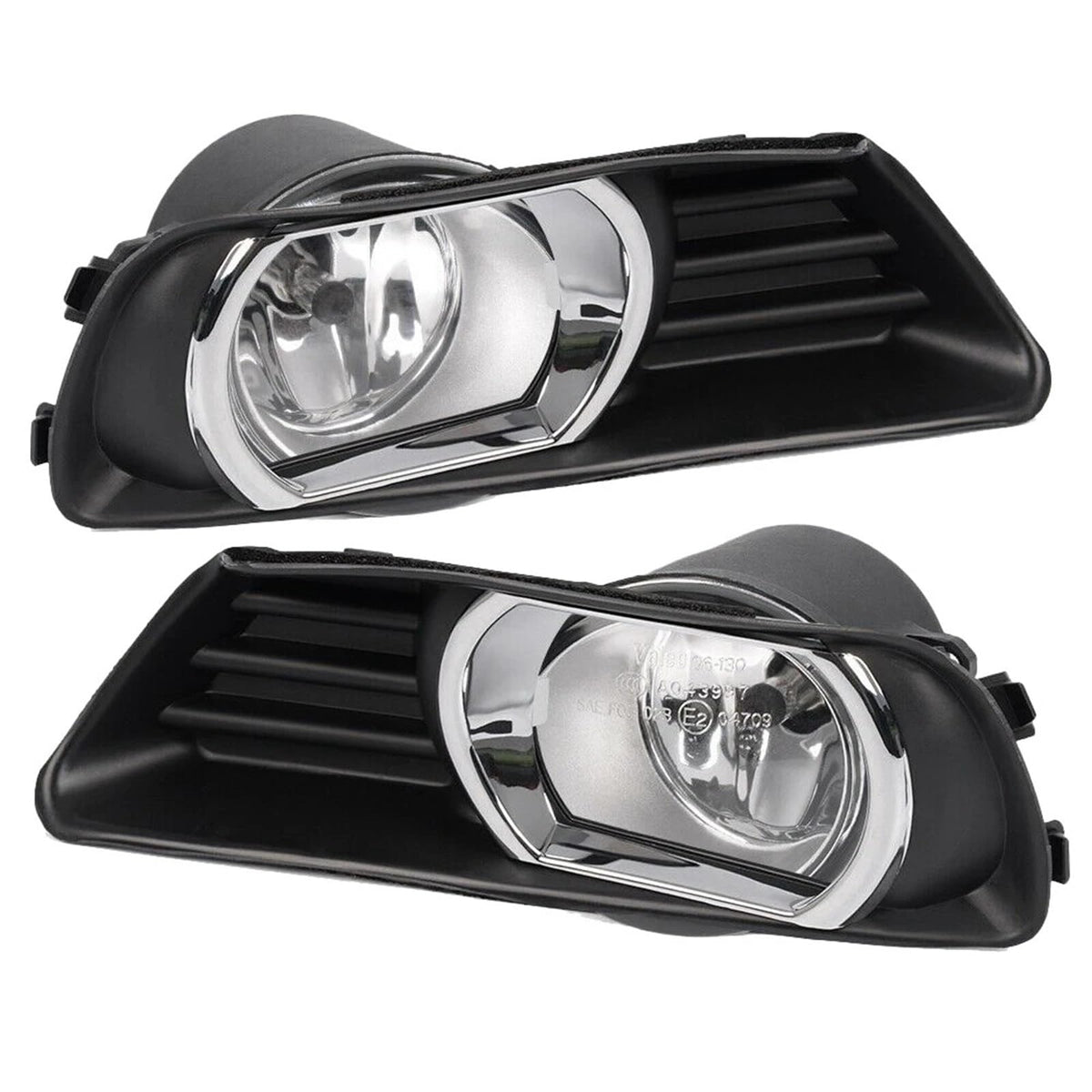 Front Bumper Fog Light Lamp LED Assembly With Switch Wiring Harness S37666