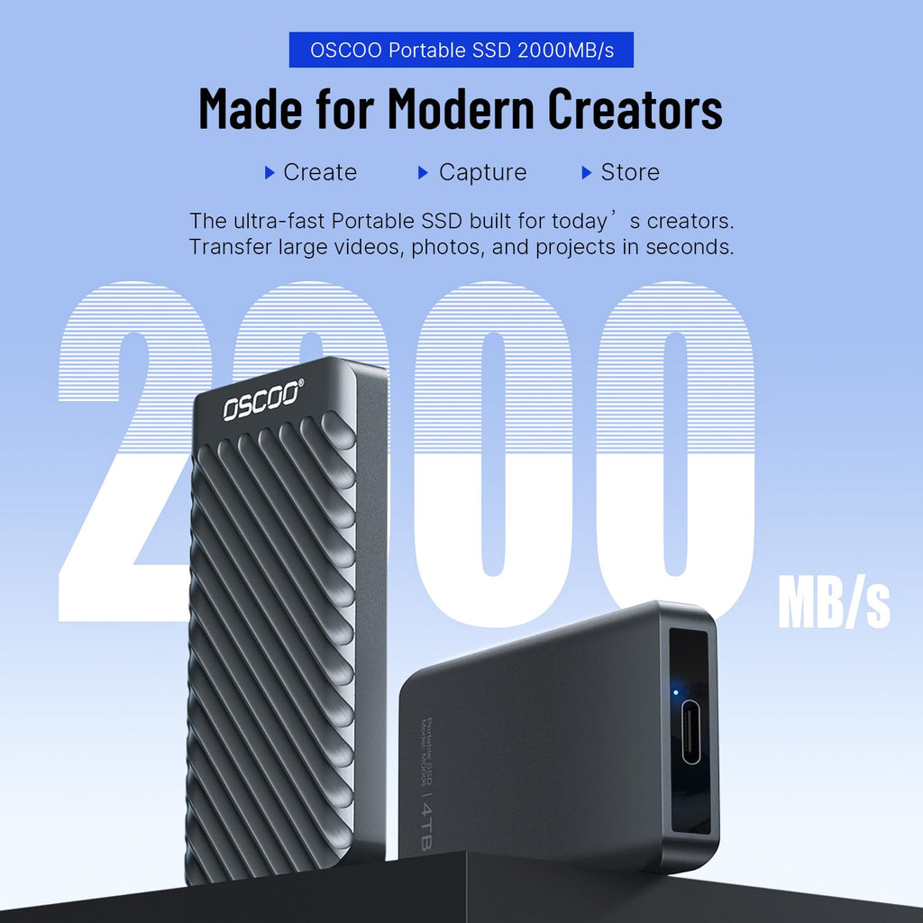 1TB USB 3.2 Gen 2 External SSD Z173