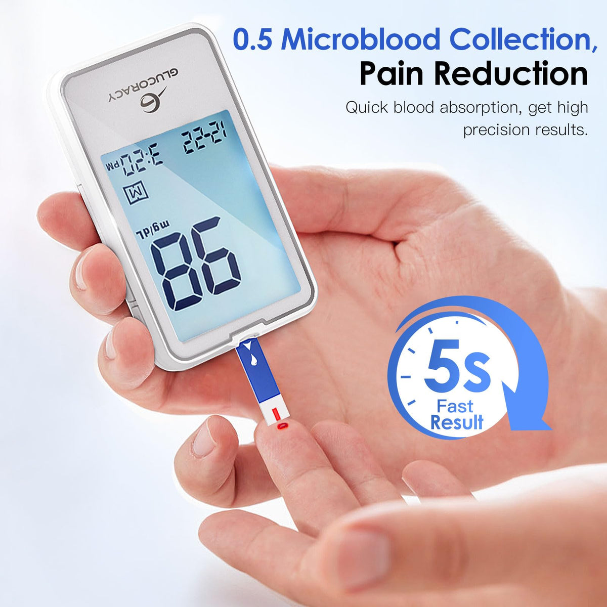 Blood Glucose Test Strips, 100 Strips Y568