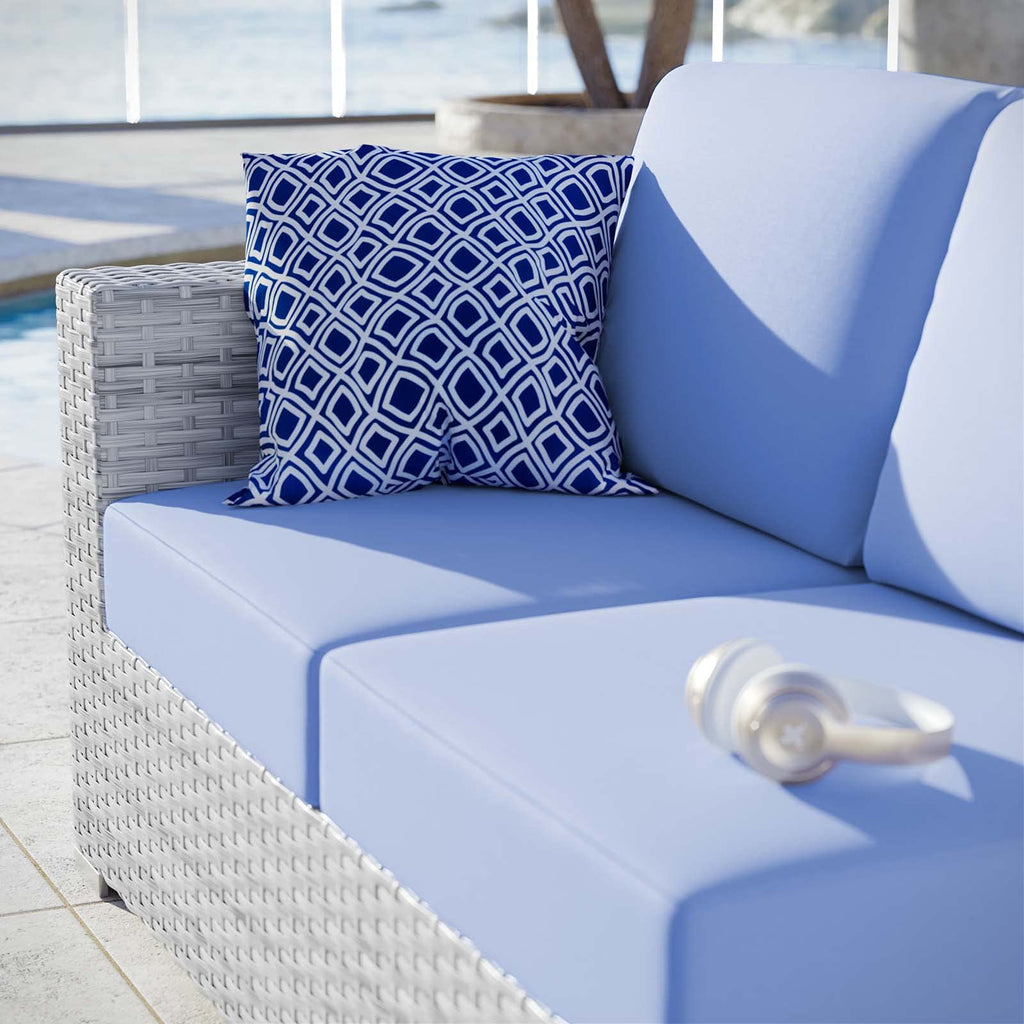 Rattan Wicker Loveseat Sofa J120