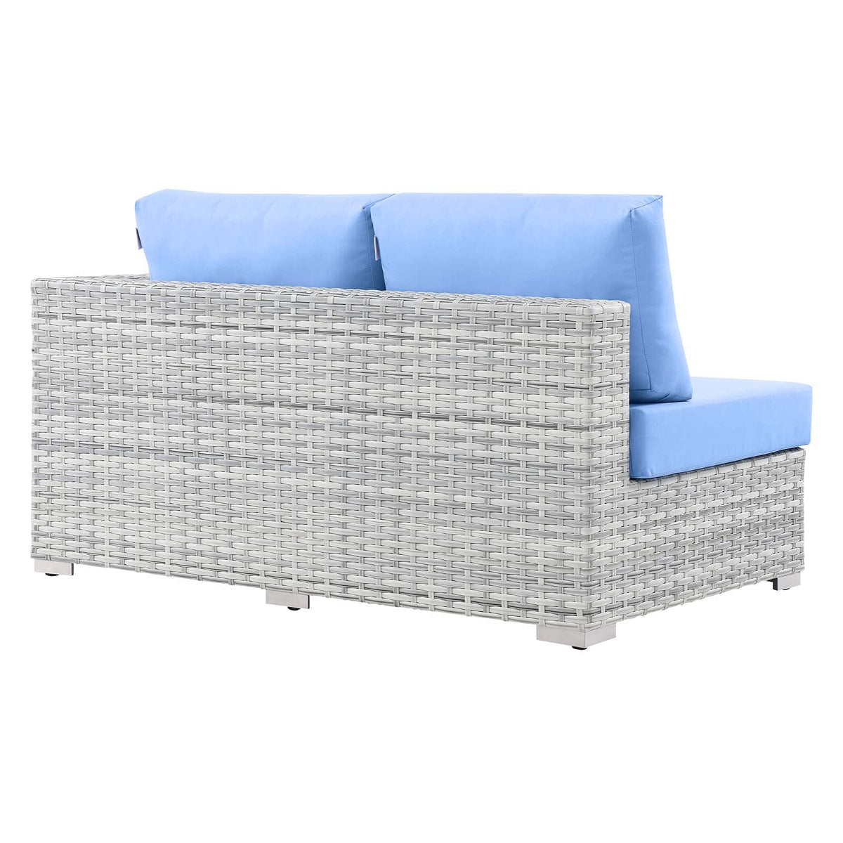 Rattan Wicker Loveseat Sofa J120
