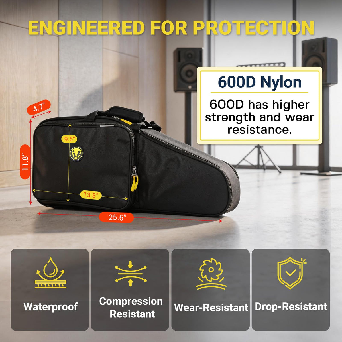 Alto Sax Soft Case with Backpack Straps Z102483