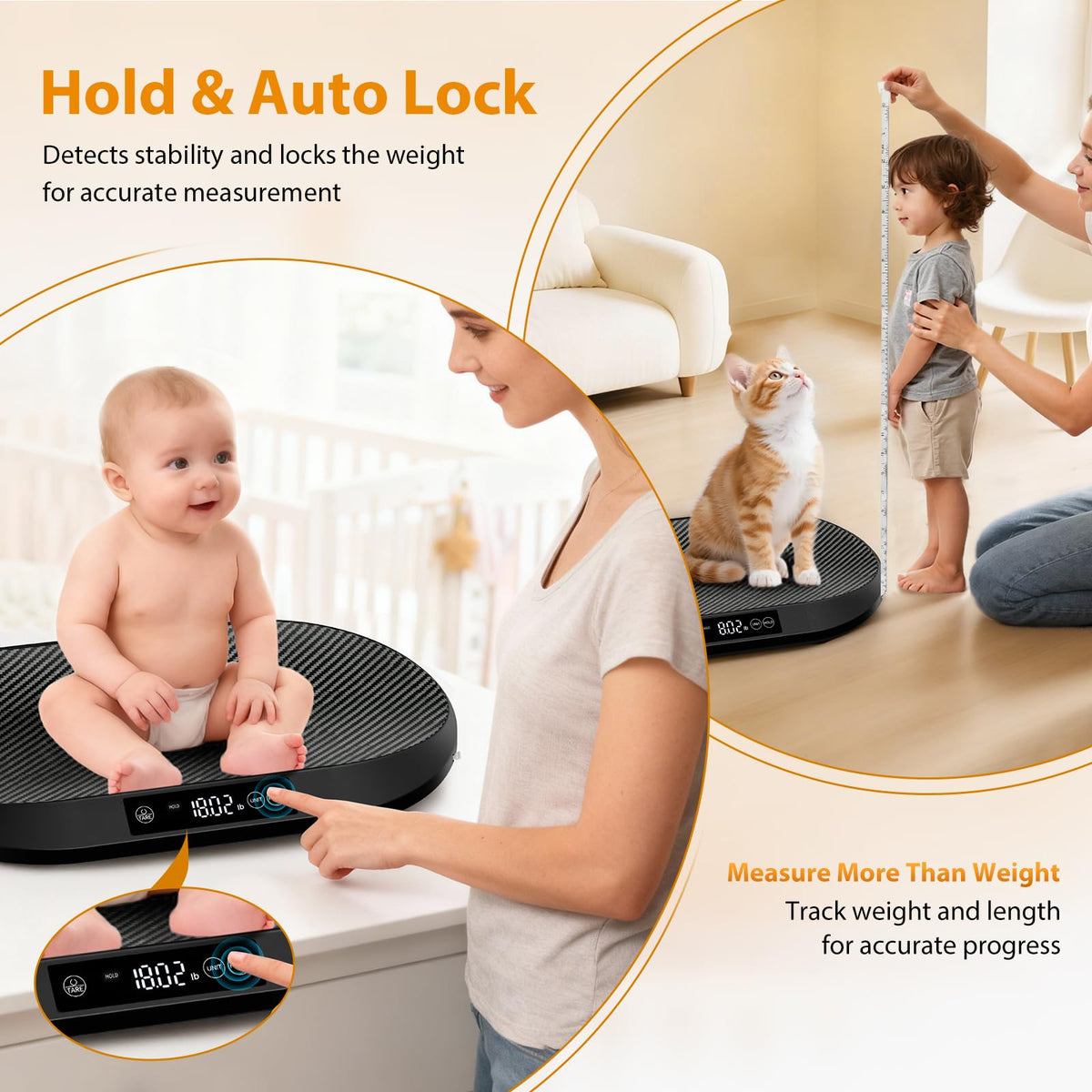 88lb Baby Scale with 60" Tape L867767