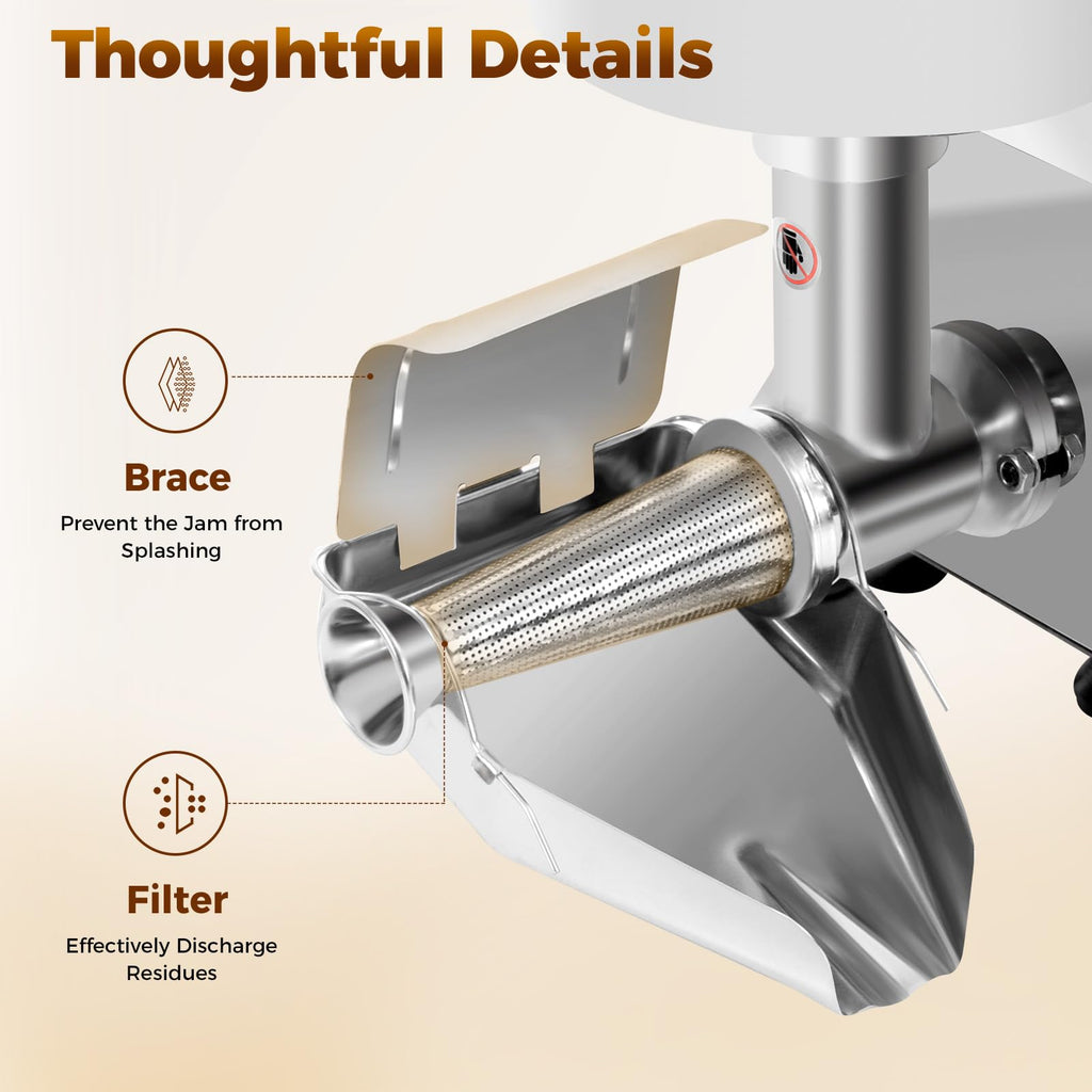 110v 450w Stainless Steel Electric Tomato Strainer I314