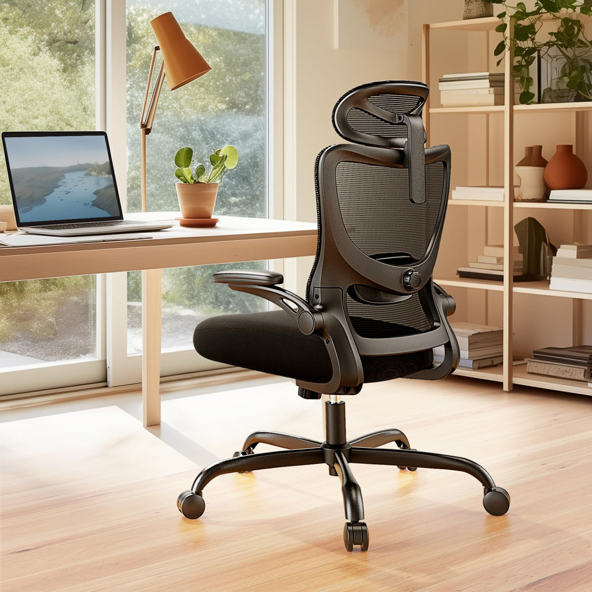 Ergonomic Office Chair with High Back Mesh and Adjustable Lumbar Support M108699