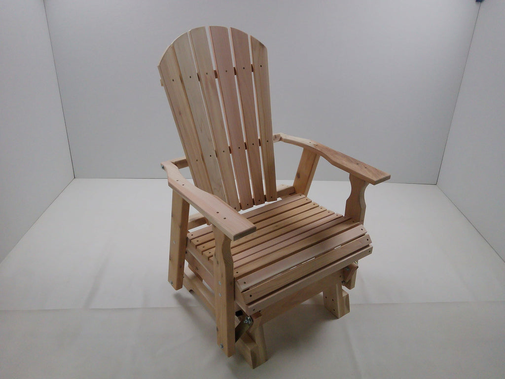 2 Foot Natural Cedar Adirondack-Style Glider D484