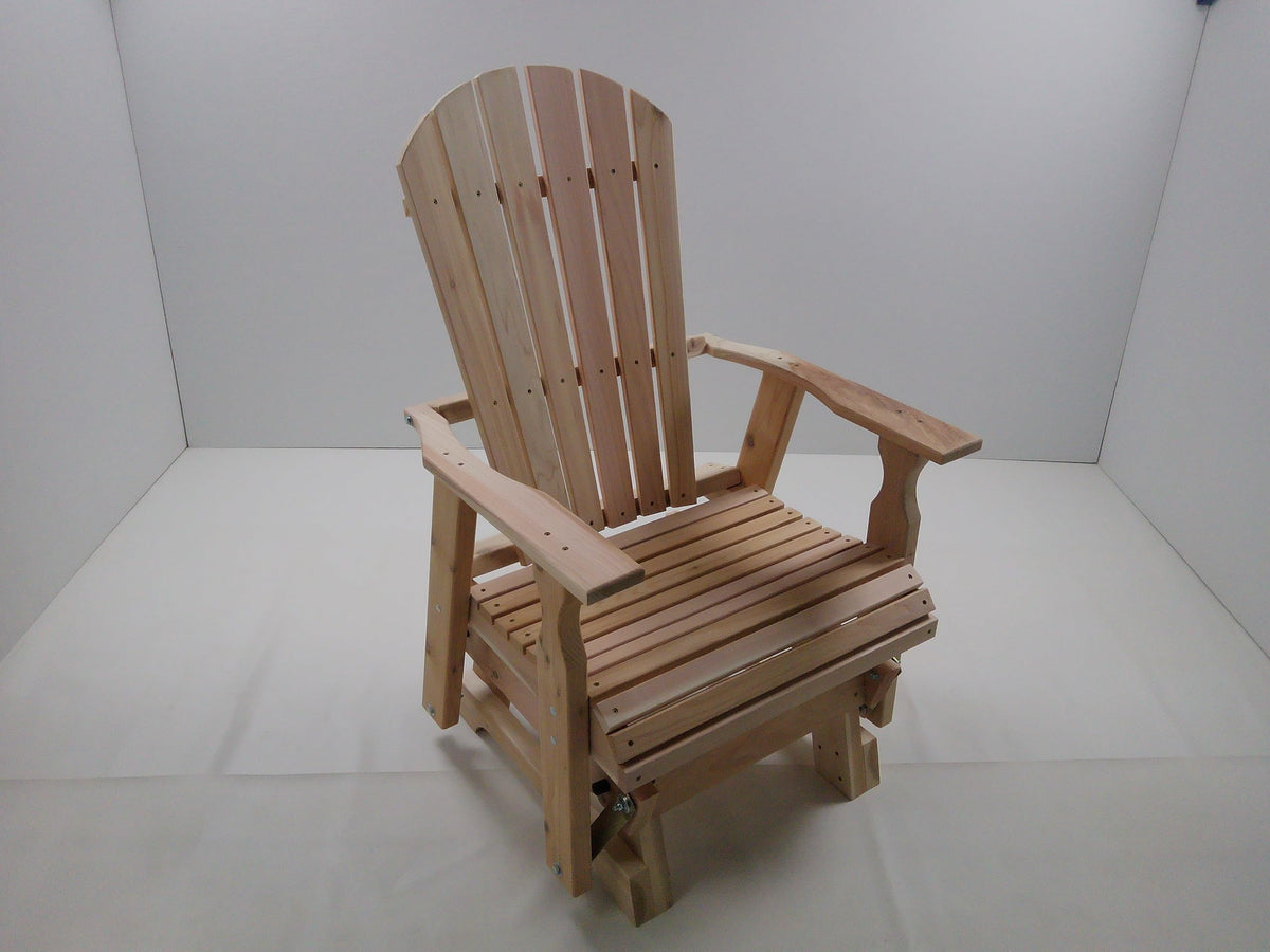 2 Foot Natural Cedar Adirondack-Style Glider D484