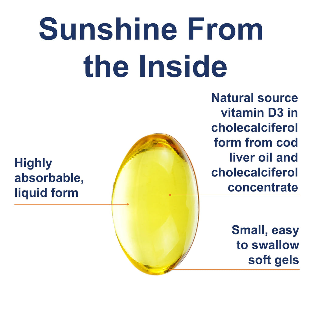 Vitamin D3 4000 IU 360 Softgels M734521