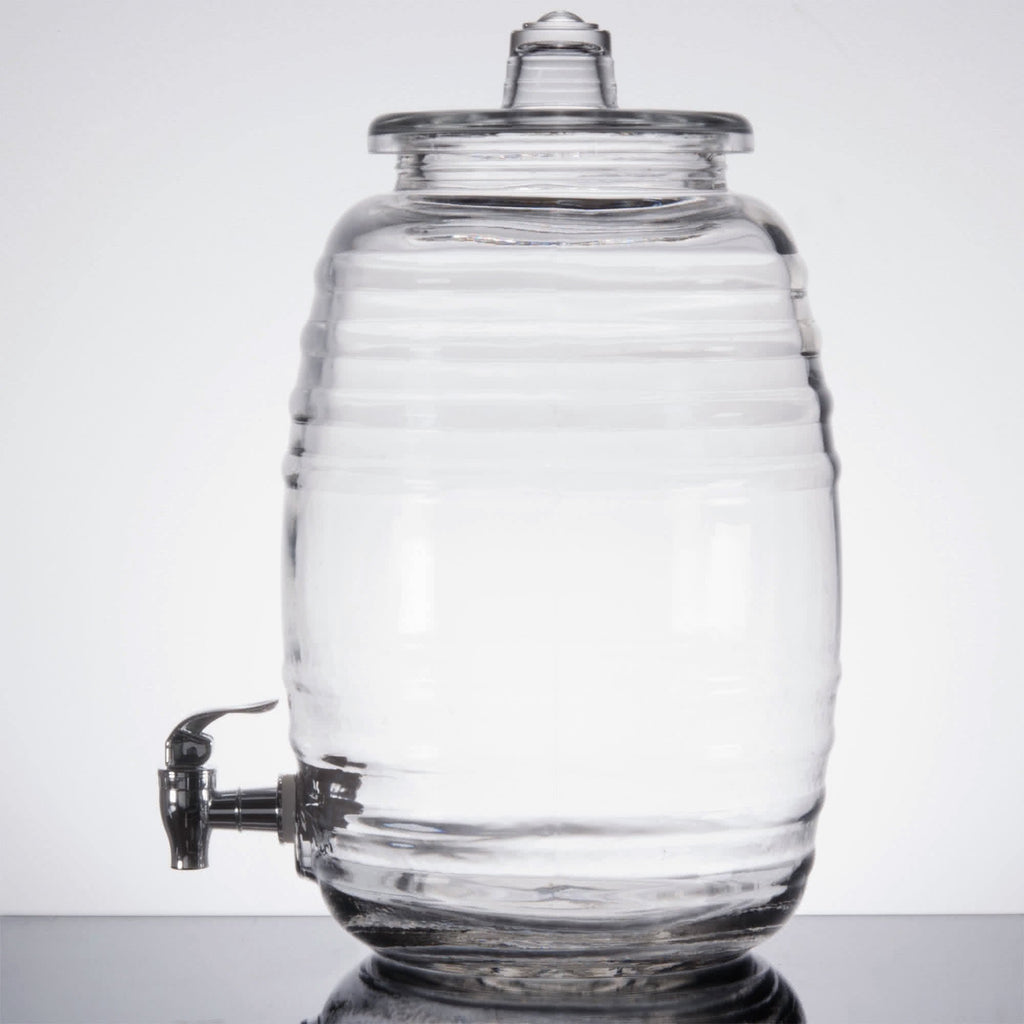 2.5 Gallon Glass Beverage Dispenser Q13657