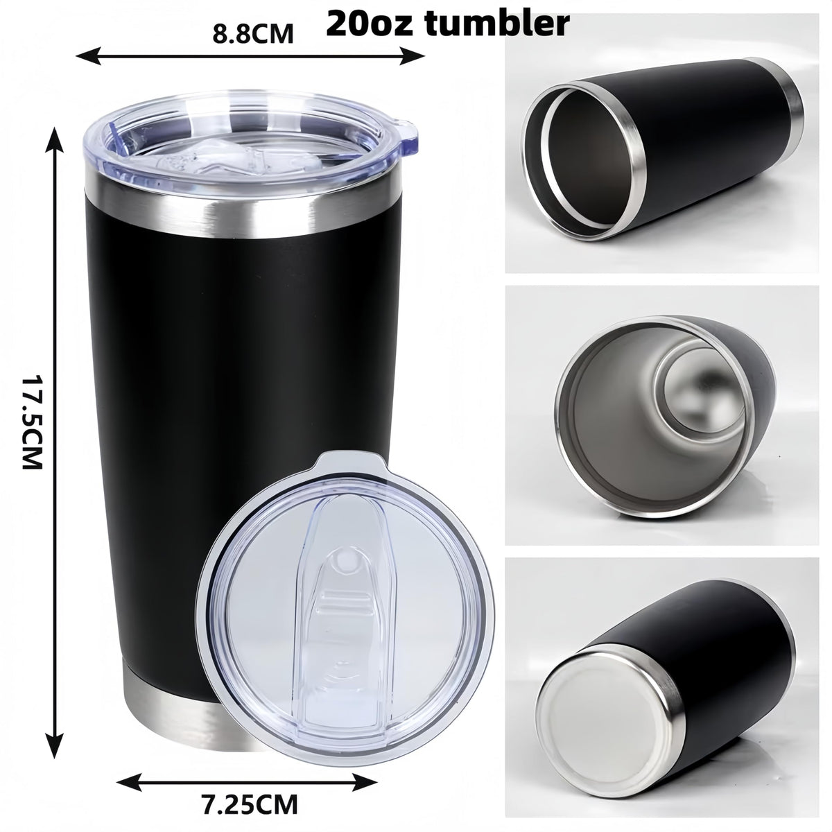 20 oz Stainless Steel Insulated Tumbler Y5222