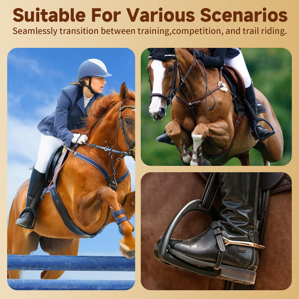 Kids Western Stirrups with Adjustable Nylon Straps C324