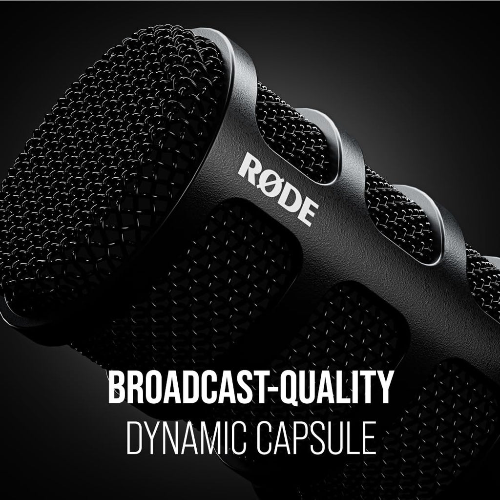 Dynamic USB XLR Broadcast Microphone with Desktop Studio Arm Y58551