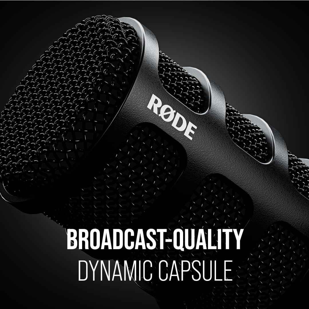 Dynamic USB XLR Broadcast Microphone with Desktop Studio Arm Y58551