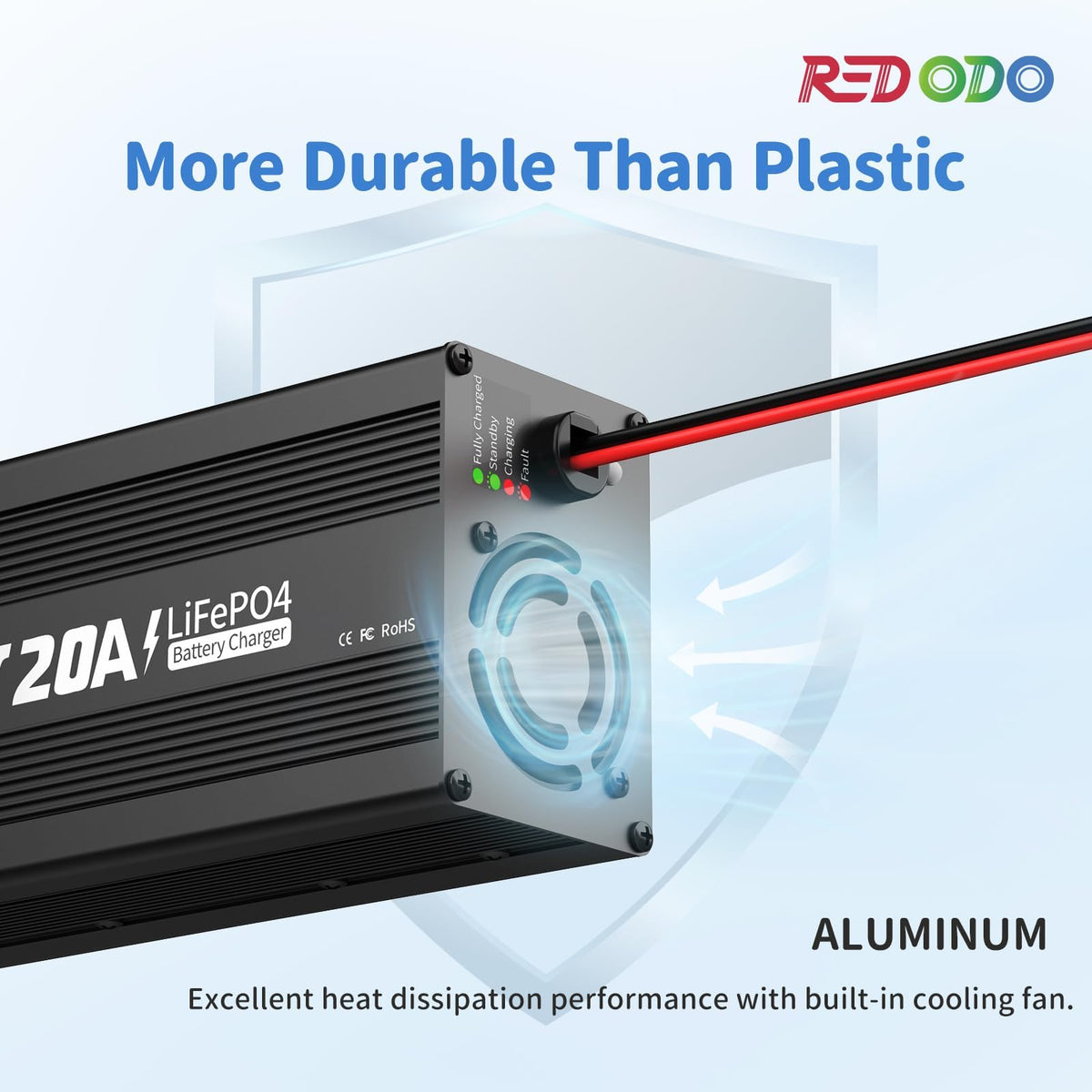 12V 100Ah LiFePO4 Battery with Charger U992