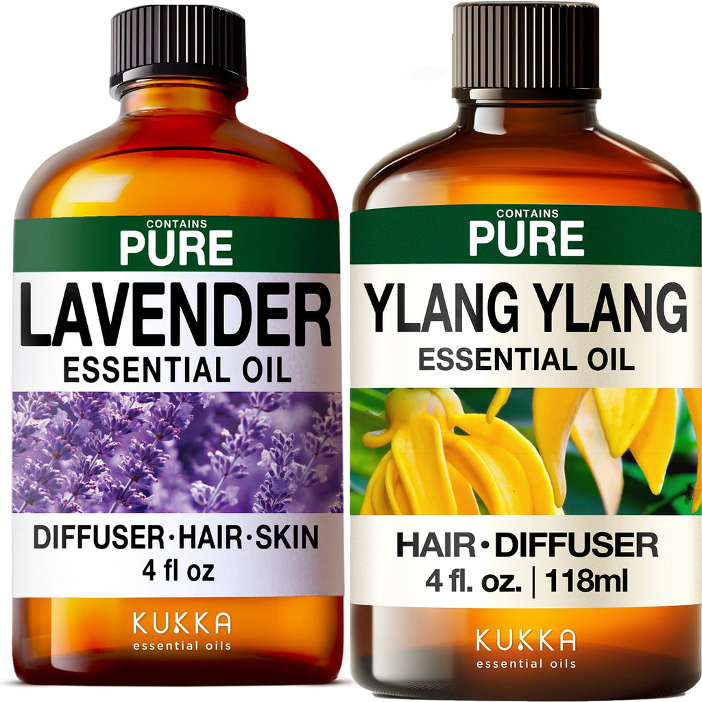Lavender & Ylang Ylang Essential Oil Set 2x4 fl oz O771