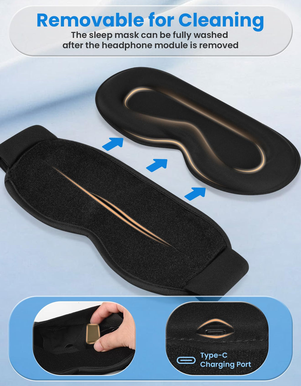 Bluetooth Sleep Mask Q5405