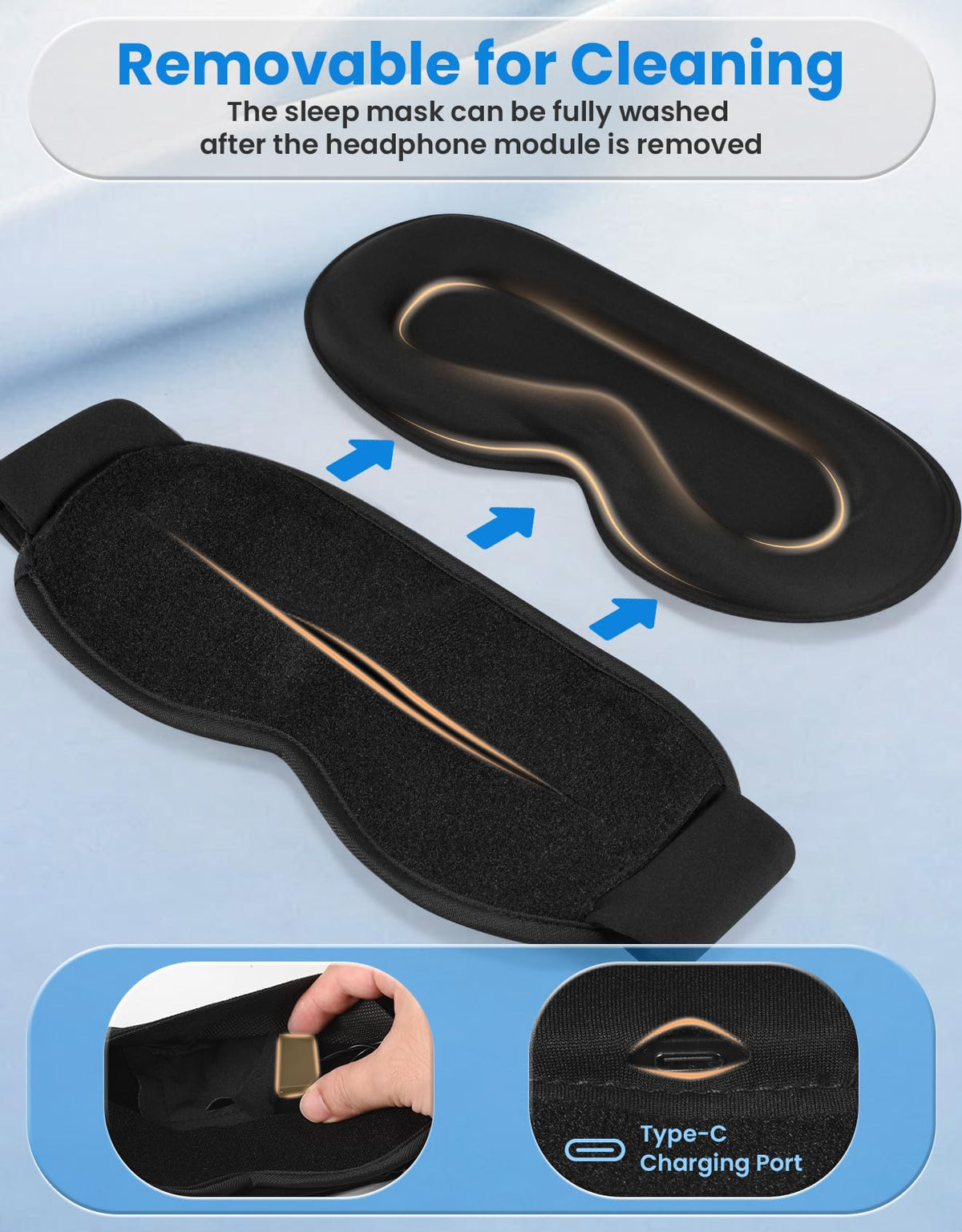 Bluetooth Sleep Mask Q5405