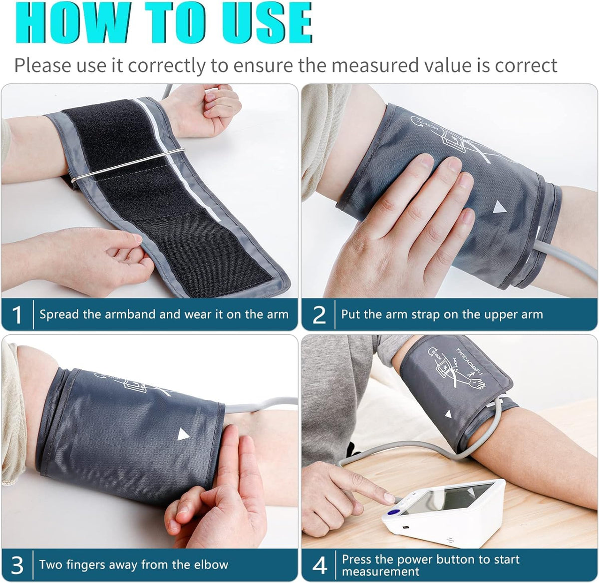 Blood Pressure Monitor Upper Arm Large Cuff D62247