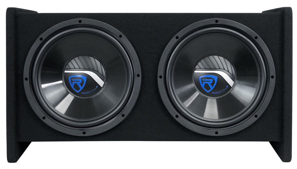 Dual 12" Car Audio Subwoofers Vented Enclosure N2639