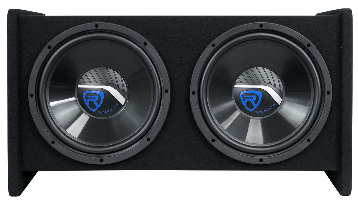 Dual 12" Car Audio Subwoofers Vented Enclosure N2639