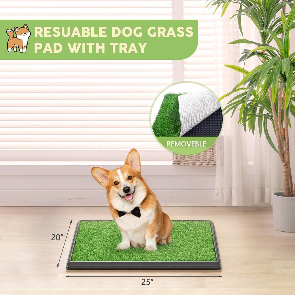 Dog Grass Pad with Tray J923