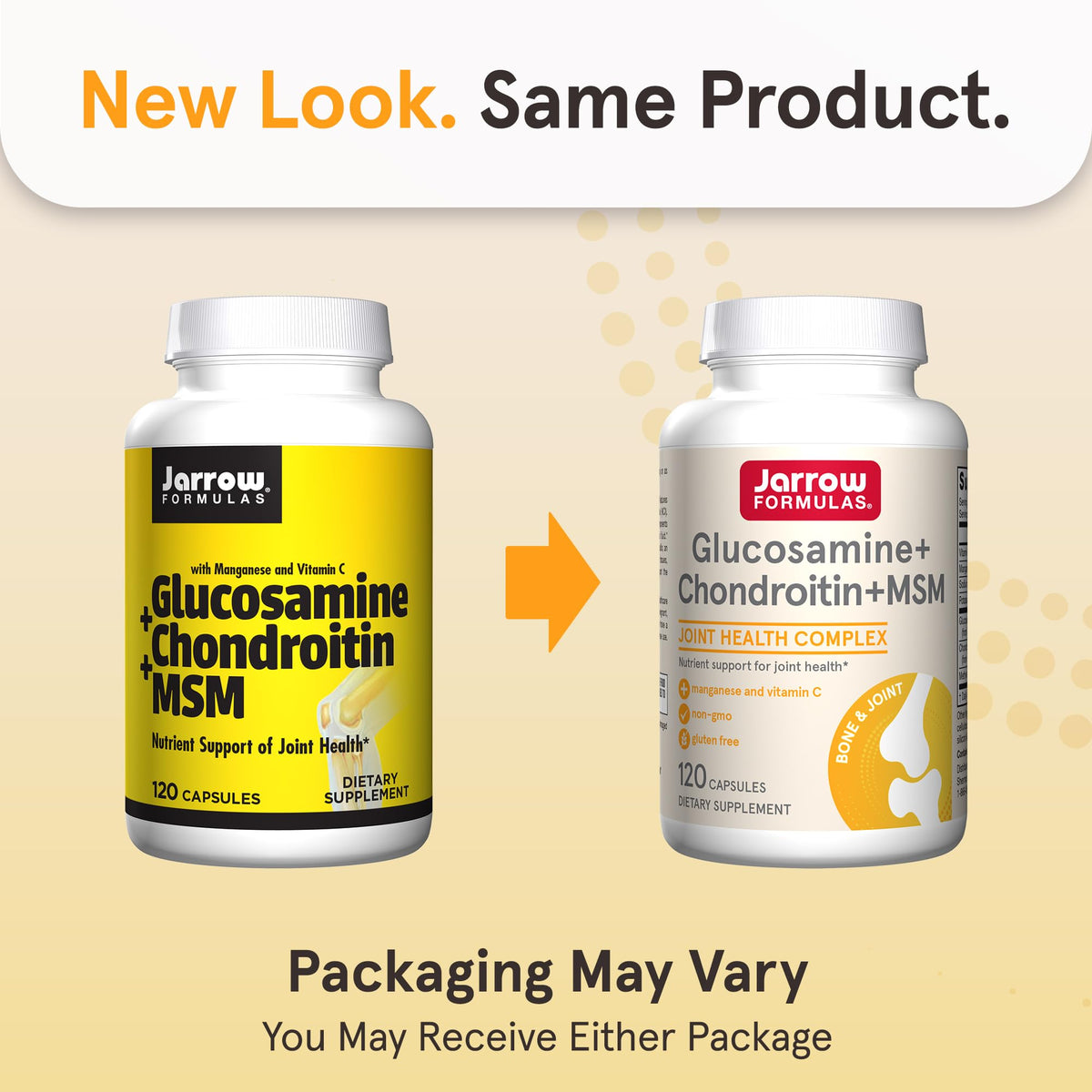 Glucosamine, Chondroitin, and MSM, 120 Capsules T496