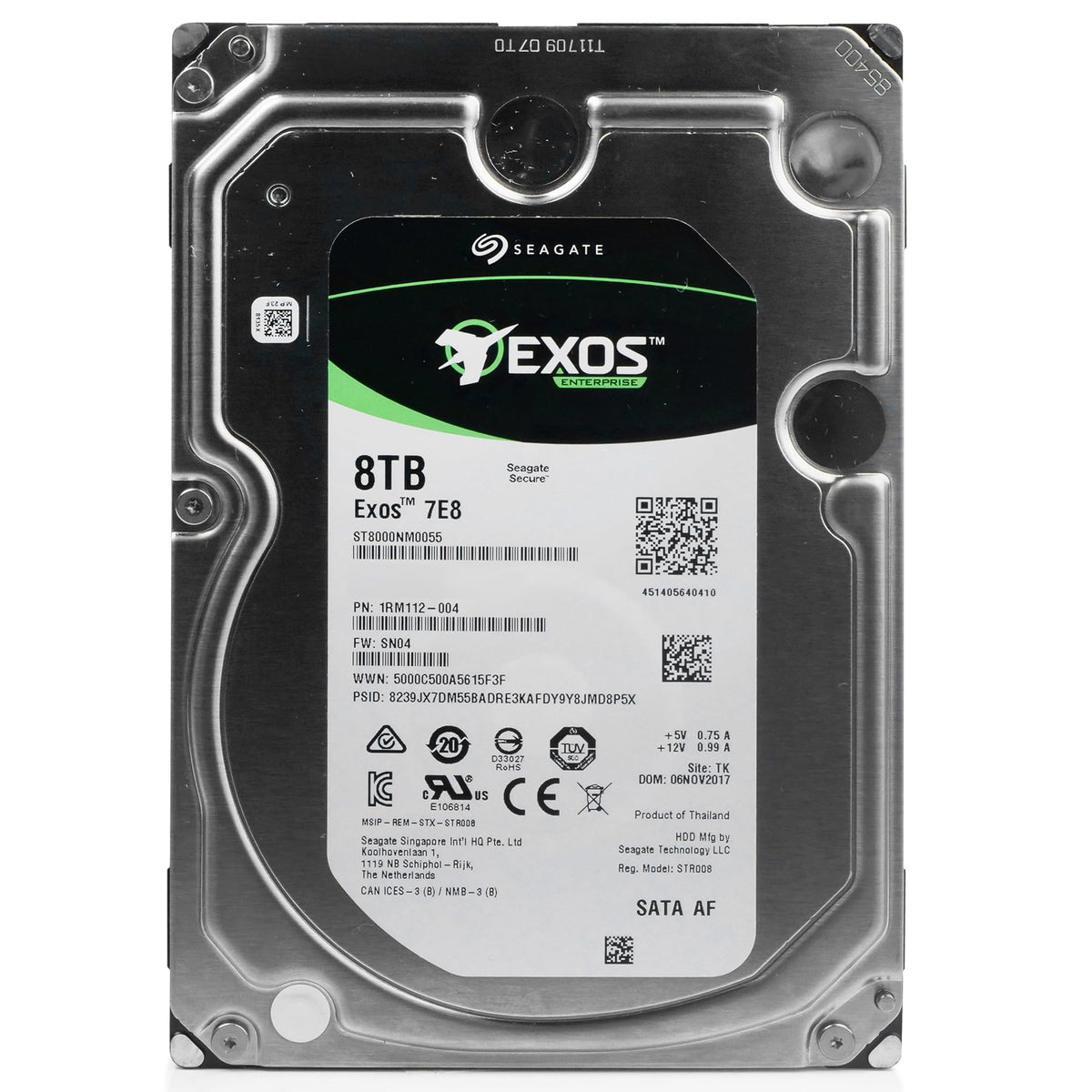 8TB 3.5-Inch Enterprise Hard Drive J847048