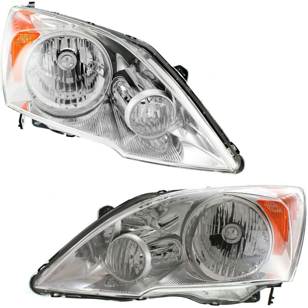 Headlight Left Right Clear Lens G2105