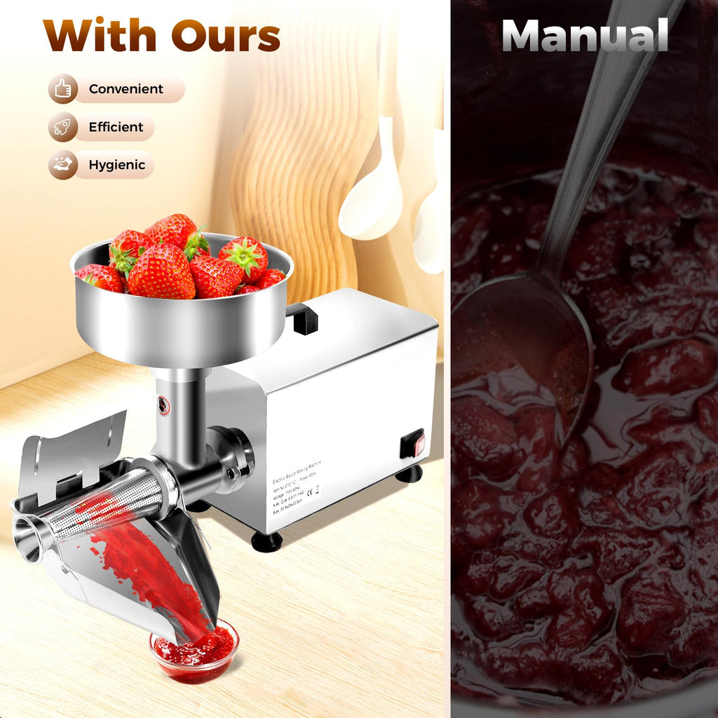 110v 450w Stainless Steel Electric Tomato Strainer I314