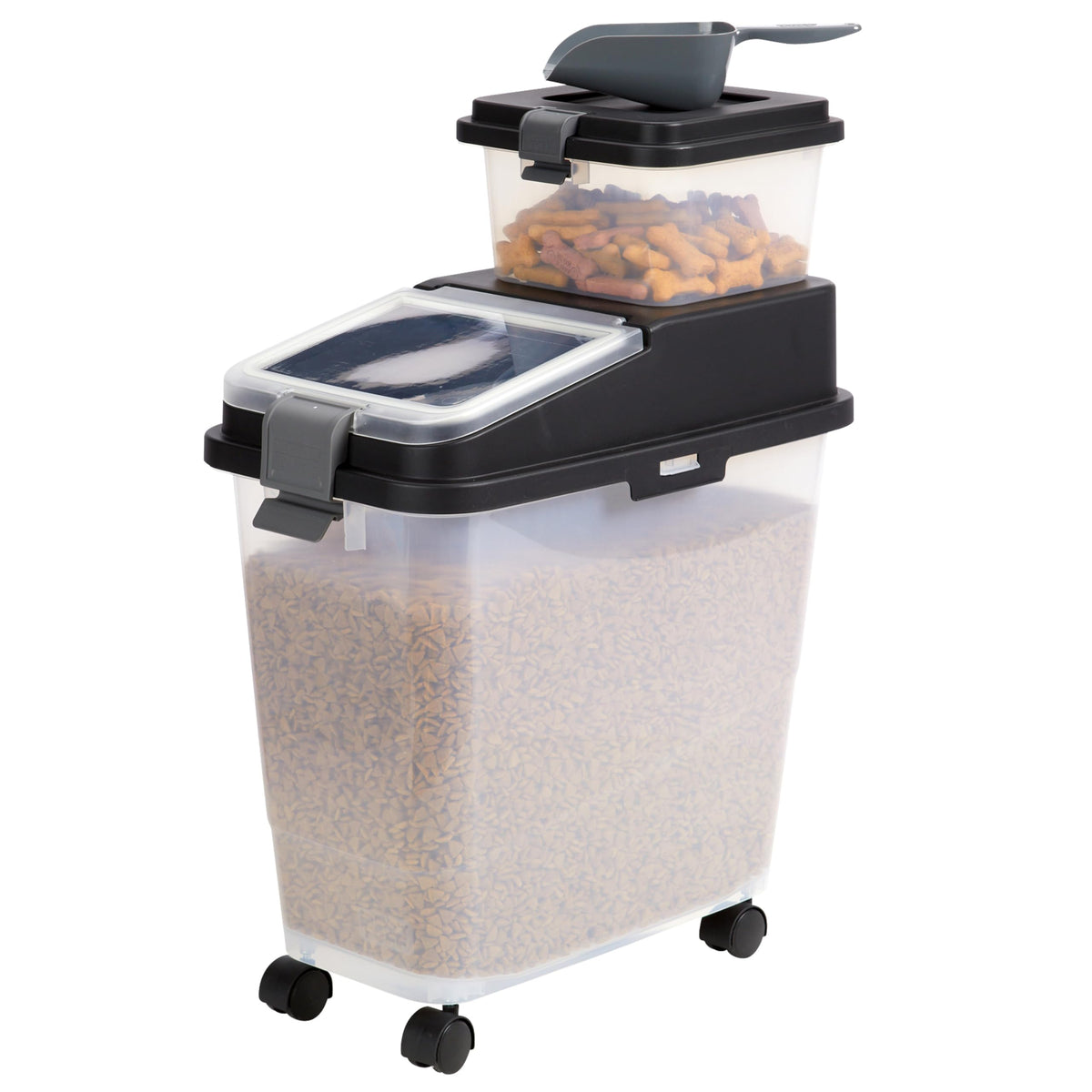 Airtight Dog Food Storage Container with Treat Container and Scoop B799
