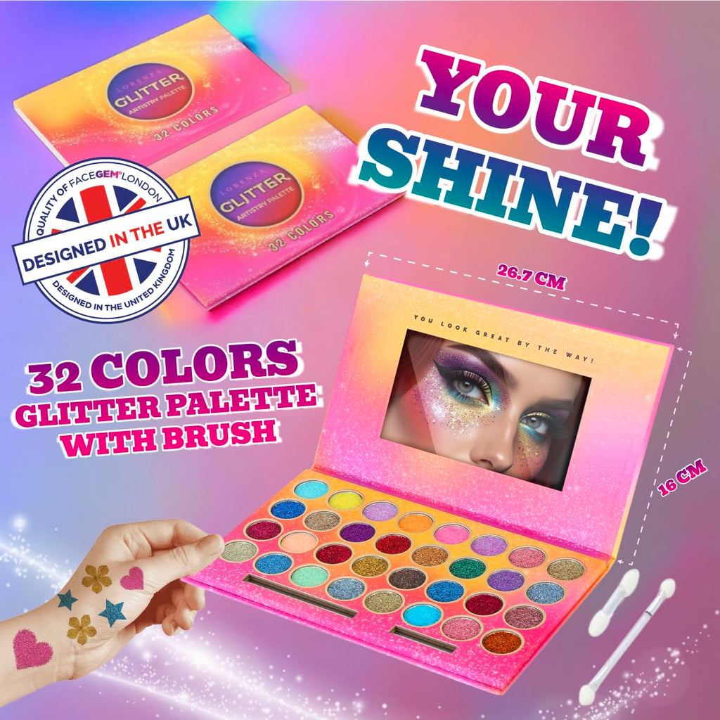 Glitter Eyeshadow Palette Q544