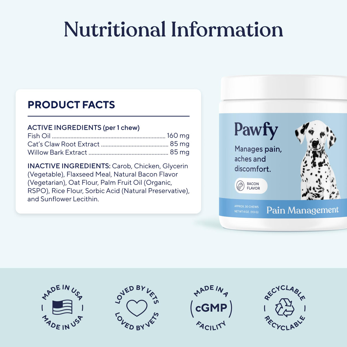 Hip & Joint Supplement for Dogs A8401