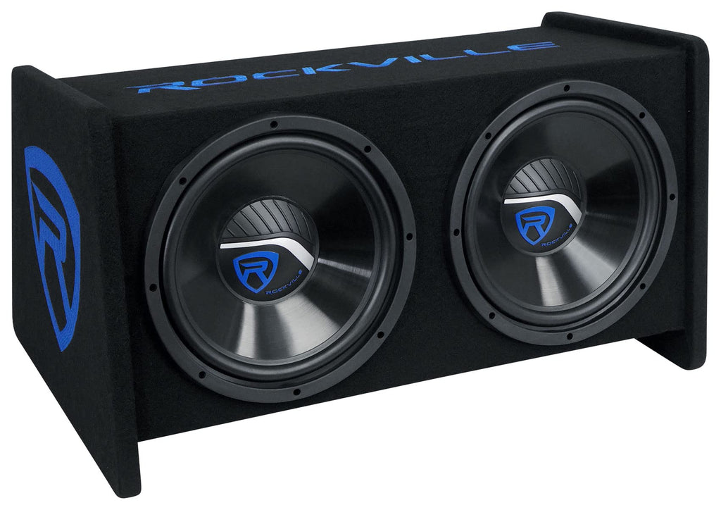 Dual 12" Car Audio Subwoofers Vented Enclosure N2639
