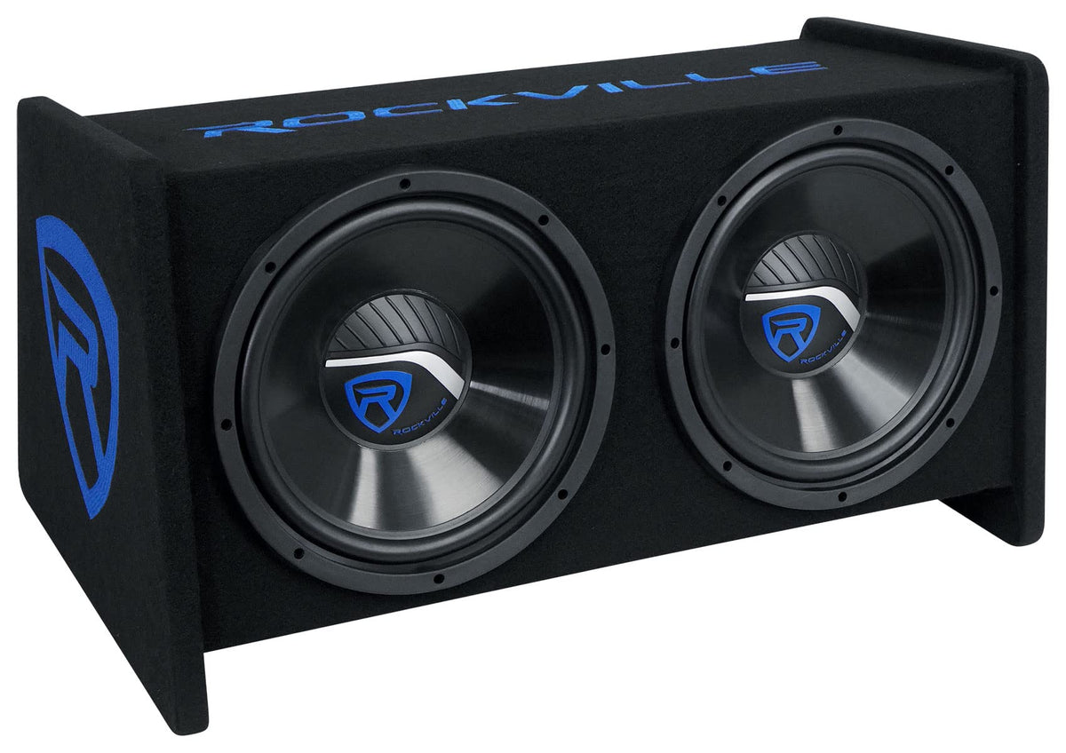 Dual 12" Car Audio Subwoofers Vented Enclosure N2639