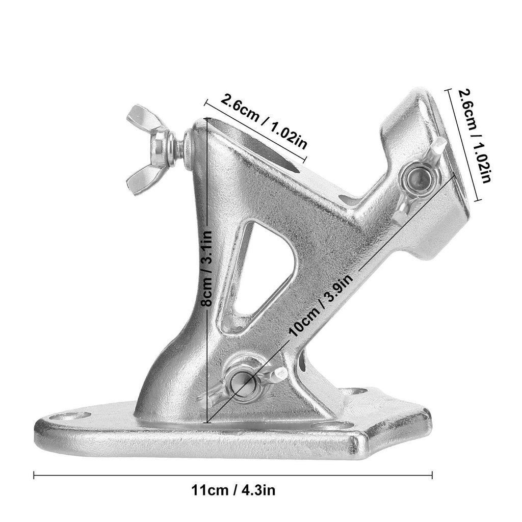 Stainless Steel Heavy Duty Flag Pole Holder Wall Mount Bracket 2 Positions M418135