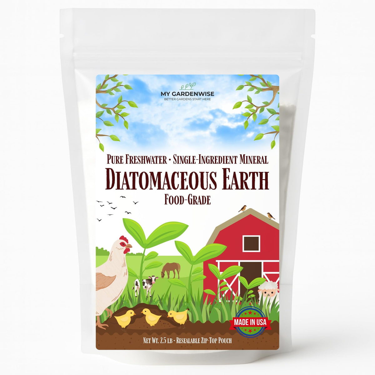 Food Grade Diatomaceous Earth Powder 2.5 lb Q3090
