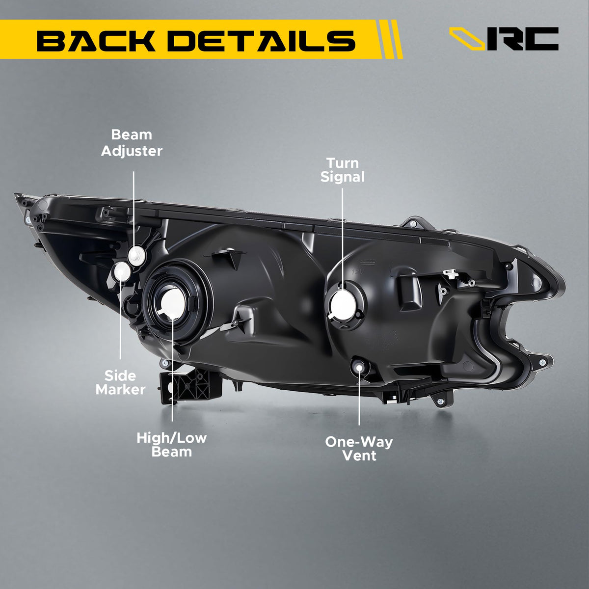 Headlight Compatible with 2012-2014 Honda CR-V Halogen Type N9810