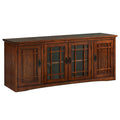 Solid Wood Mission Oak Four Door TV Stand H137108
