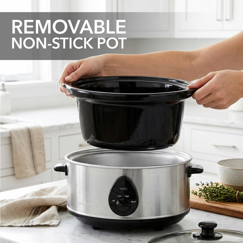 3.7 Qt Electric Slow Cooker V125