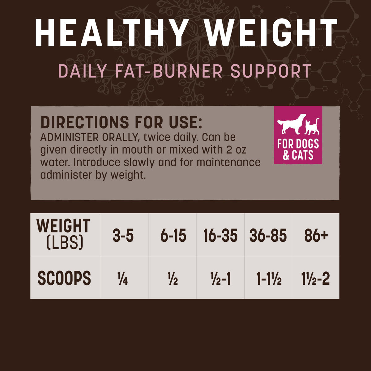 Healthy Weight Supplement 8 oz G725255