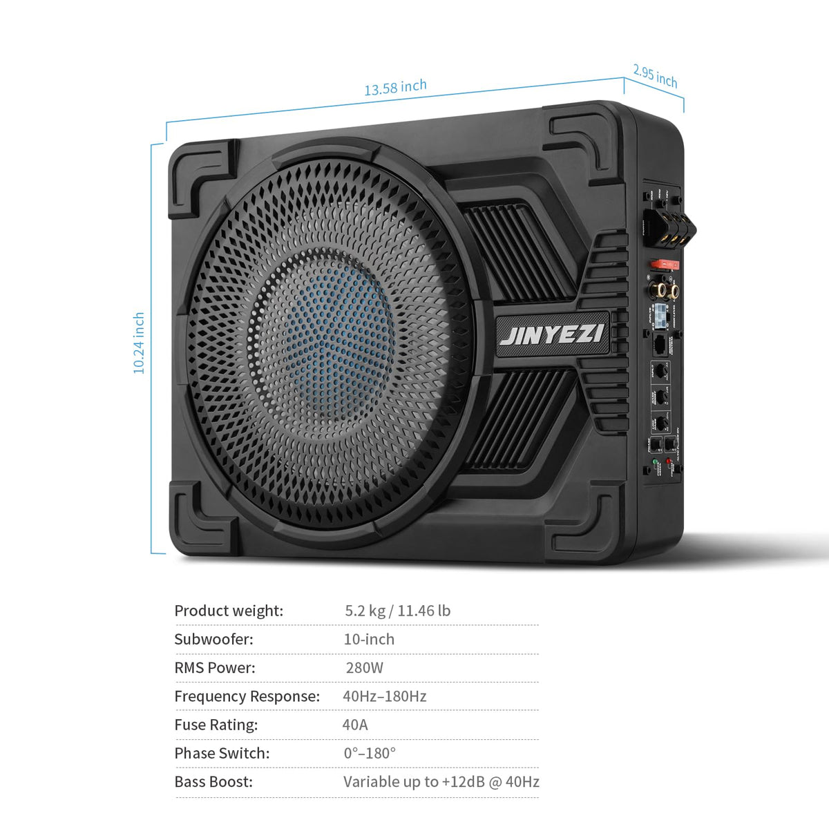1200W Under Seat Subwoofers with Amp J428036