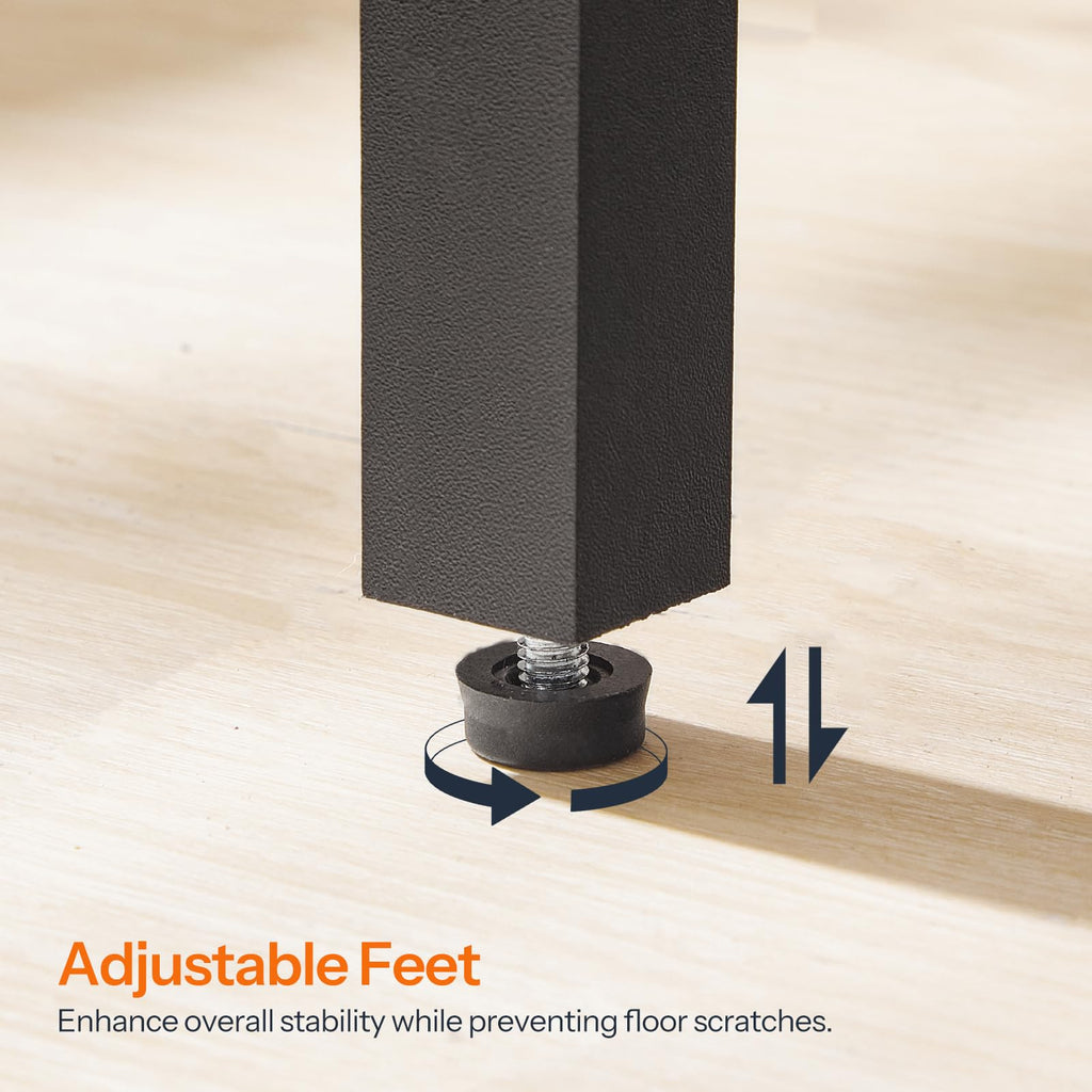Narrow 3-Tier Side Table with Charging Station E96873