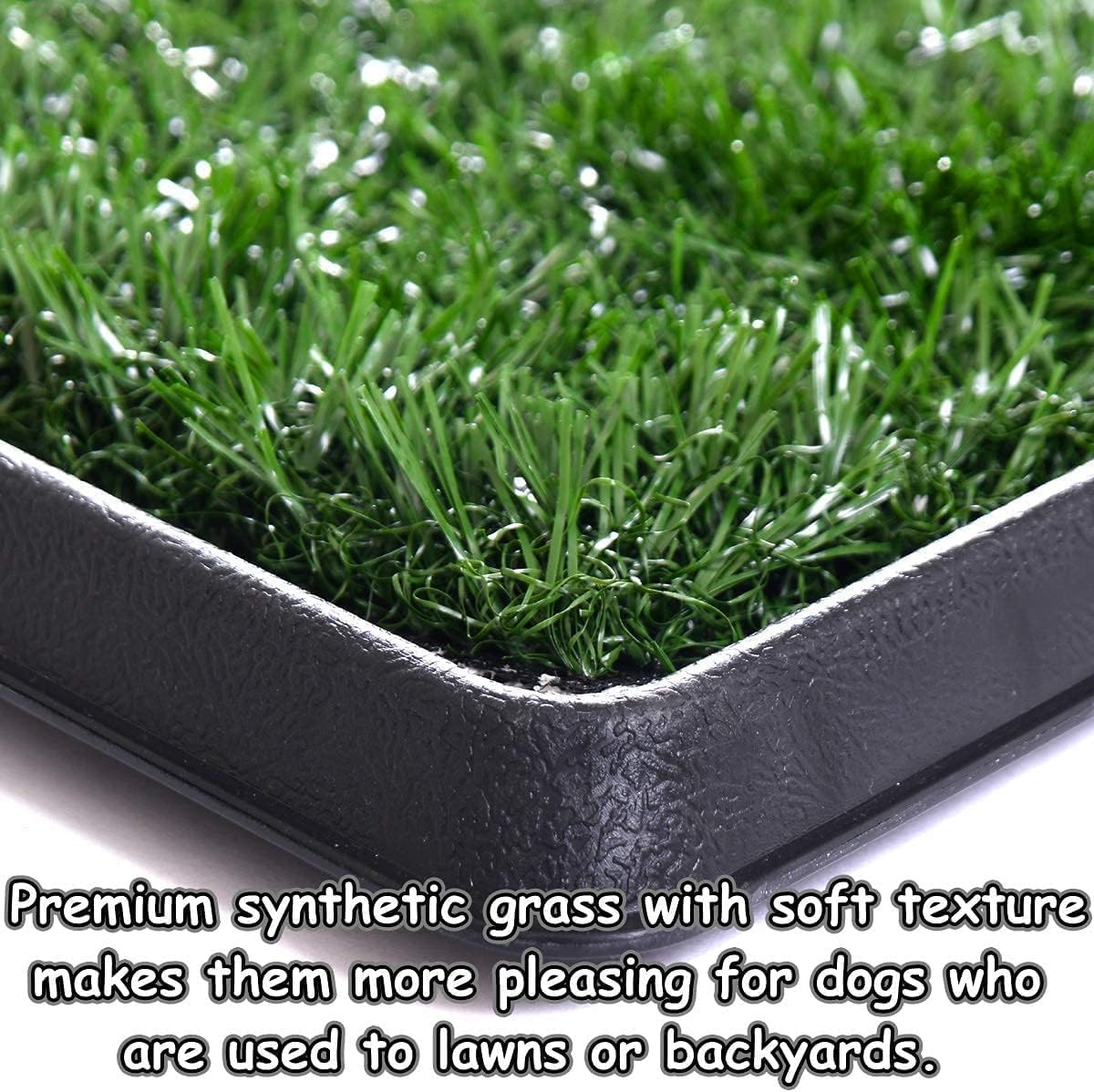 Dog Grass Pad with Tray J923