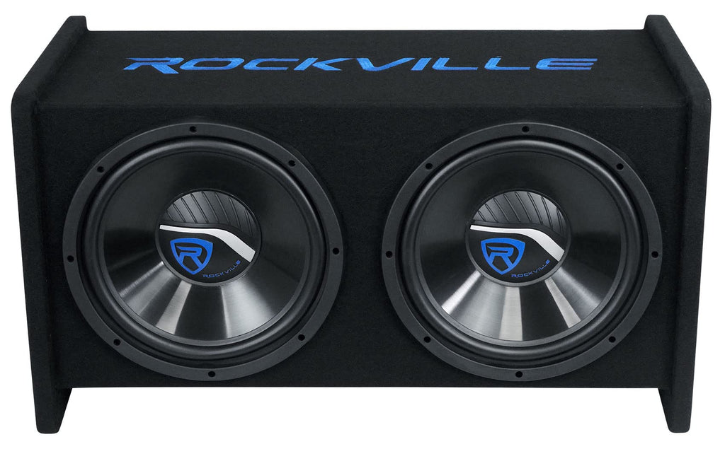 Dual 12" Car Audio Subwoofers Vented Enclosure N2639