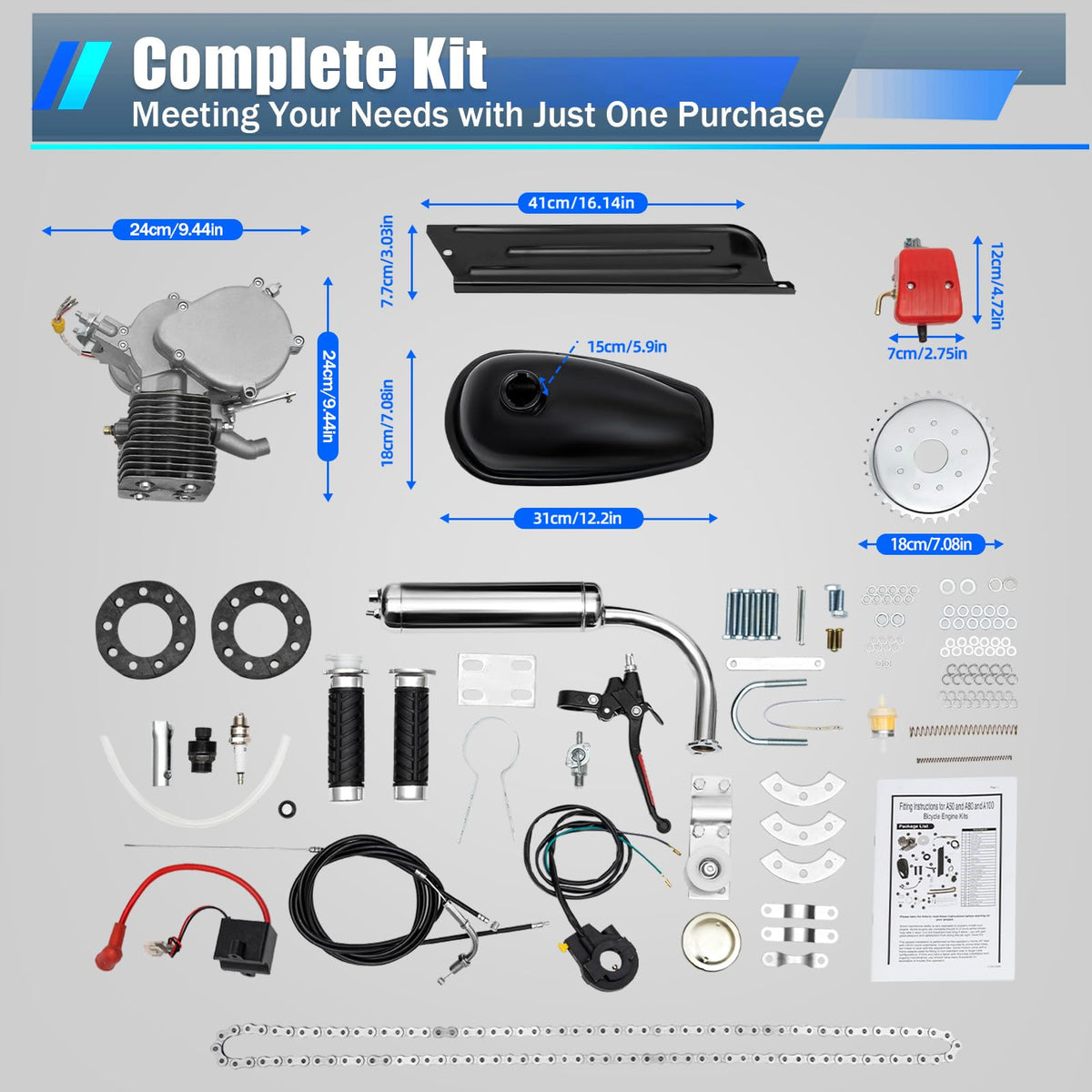 2 Stroke Air Cooling Bicycle Engine Kit B240
