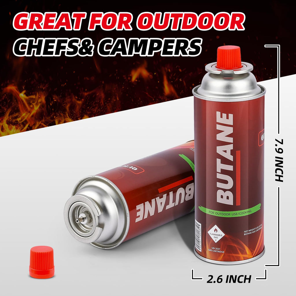 Butane 8 Ounce Canister 24 Pack N717952