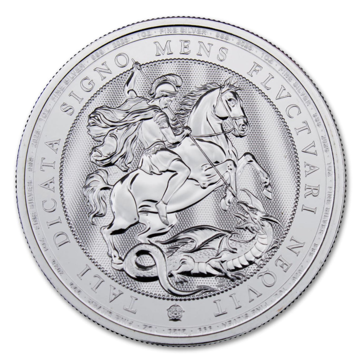 1 oz Silver Saint George and the Dragon £2 J182