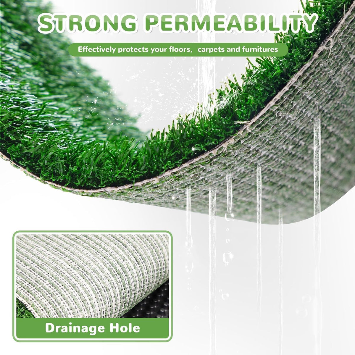 Dog Grass Pad with Tray J923